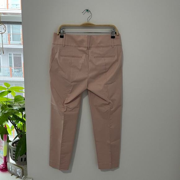 Ann Taylor Pink Crop Trouser Pants Size 8 - Picture 5 of 5